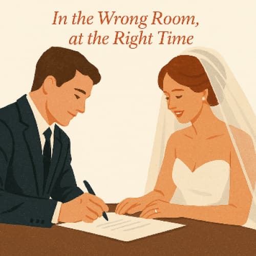 Cover for In The Wrong Room At The Right Time