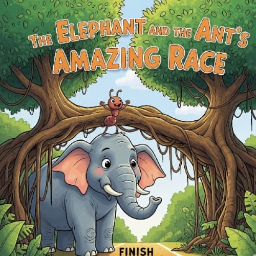 Cover for An Ant and Elephant