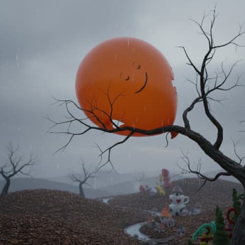 Cover for The Orange Balloon