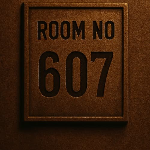 Cover for ROOM NO - 607