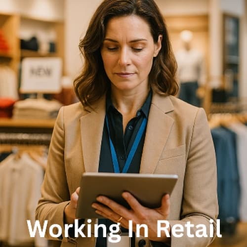 Cover for Working In Retail