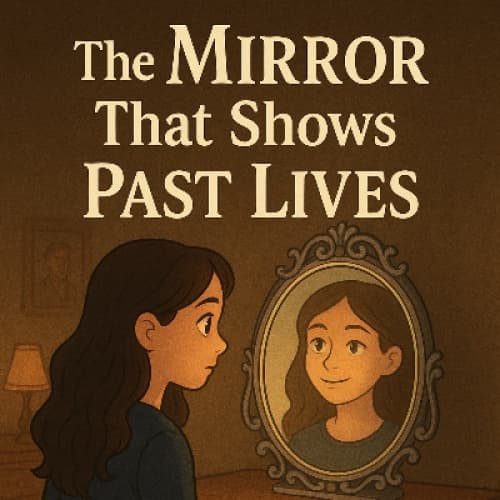 Cover for The mirror that shows past lives