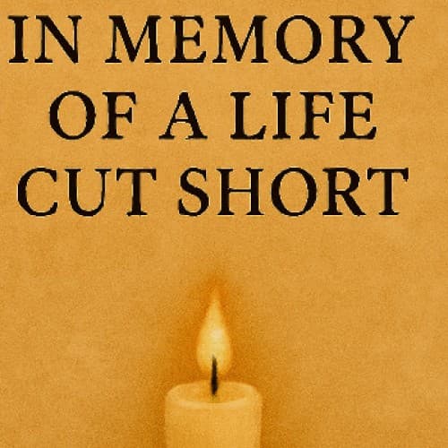 Cover for In Memory of a Life Cut Short