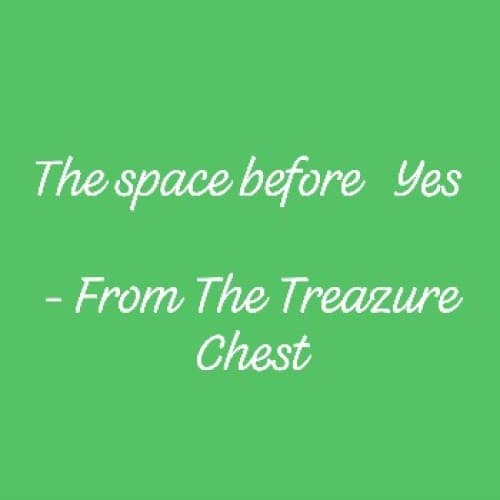 Cover for The Space Before Yes