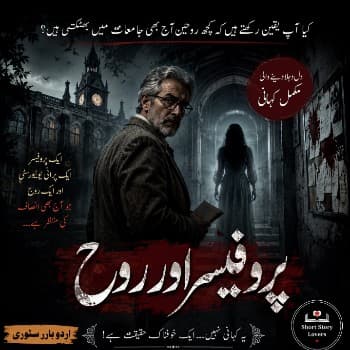 Cover for پروفیسر اور روح ایک خوفناک اردو ہارر کہانی