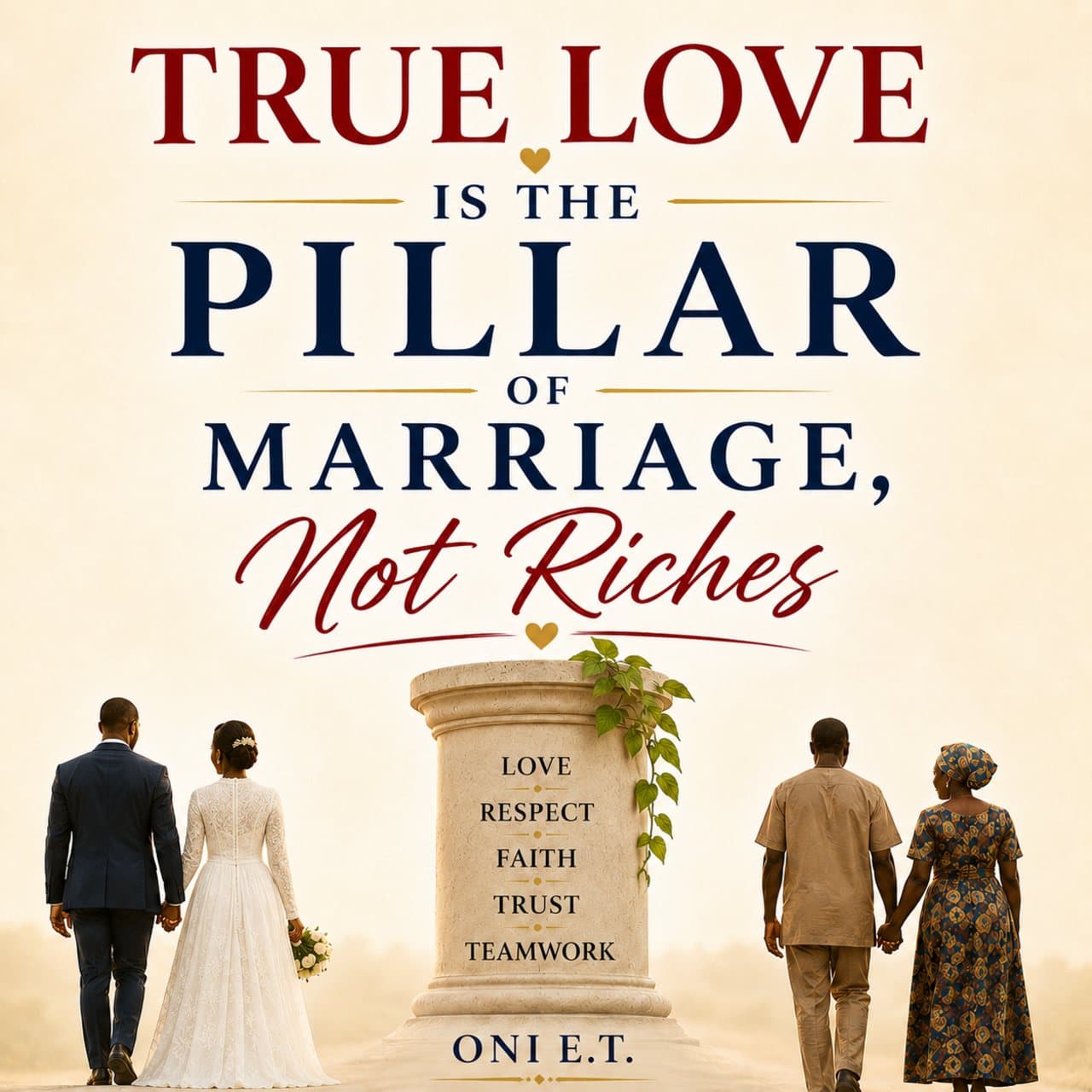 True Love Is the Pillar of Marriage, Not Riches