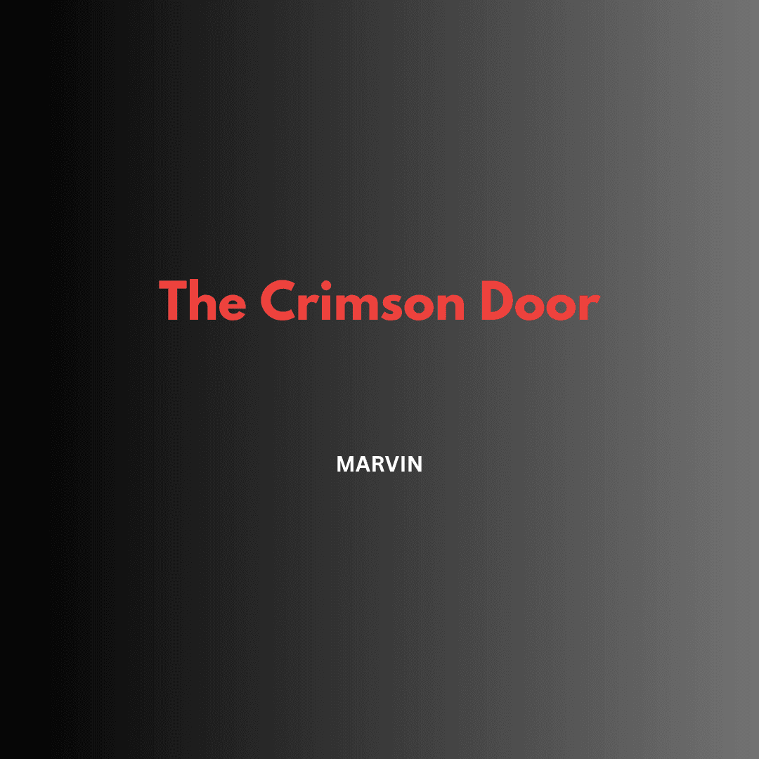 Cover for The crimson door