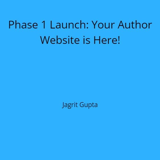 Phase 1 Launch: Your Author Website is Here!