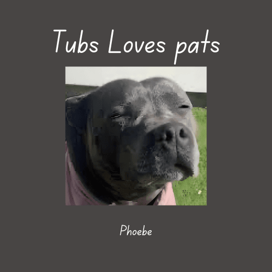 Tubs Loves pats