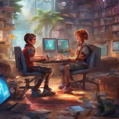Max and Lily the gameathon heroes 