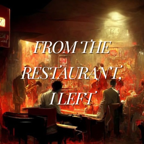From the Restaurant, I Left 