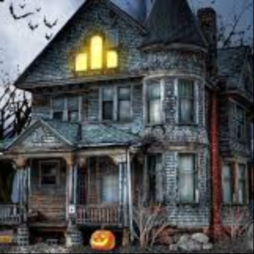 Halloween in the house of ghosts