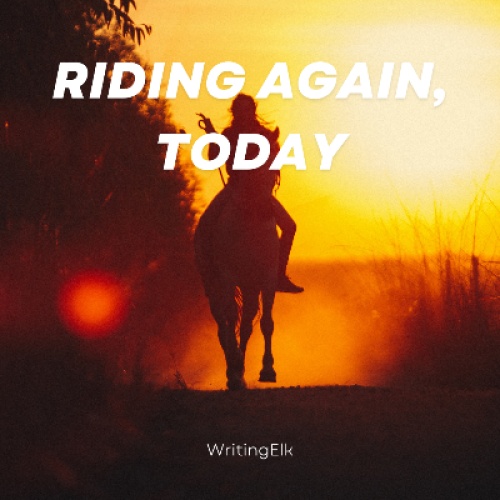 Prick is Riding Again today