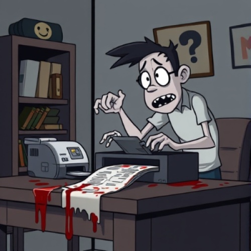 THE MYSTERIOUS PRINTER 