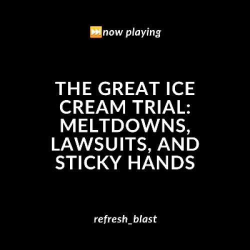The Great Ice Cream Trial: Meltdowns, Lawsuits, and Sticky Hands