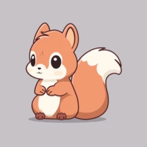 The Brave Little Squirrel and the Big Storm