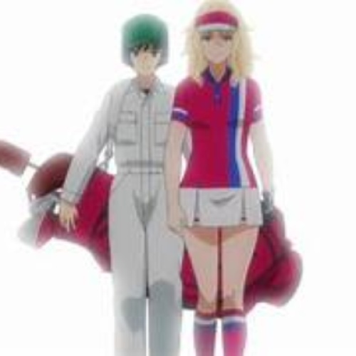 male golf player + female pilot