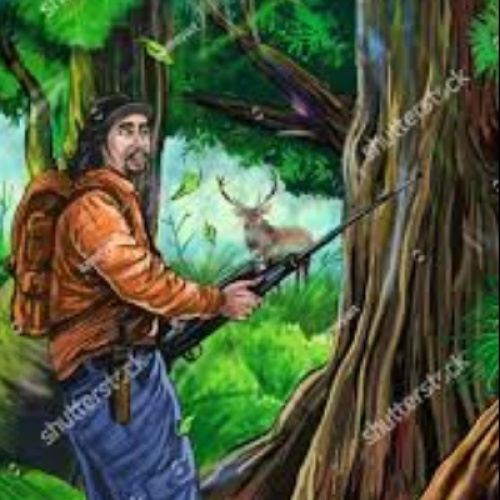 Hunting in jungle 