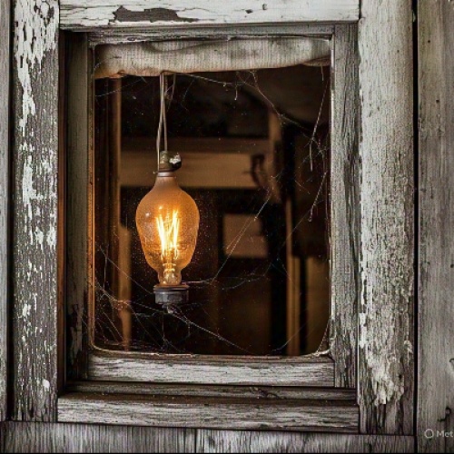 The light in the window 