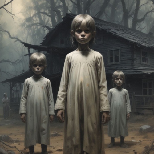 **Title: The Black-Eyed Children: Doorway to Darkness**