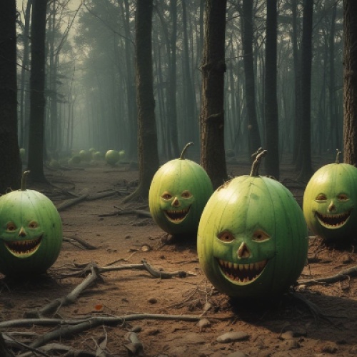 The Cursed Forest: A Nightmarish Encounter with the Melon Heads**