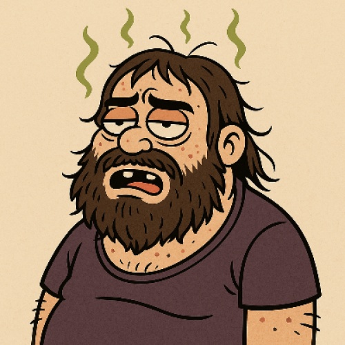 The gross neckbeard