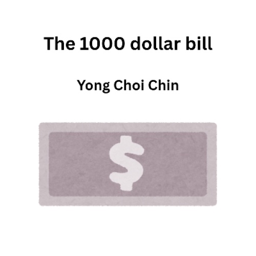 The 1000 dollar bill