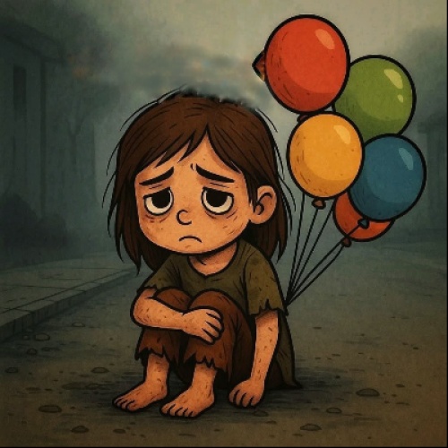 Today was the third day her balloons didn’t sell