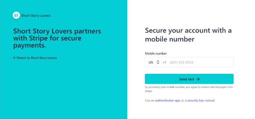 Step 2: Connecting with Stripe