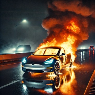Down goes the Tesla