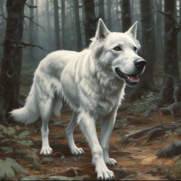 **Title: The Shadow in the Fall Woods**