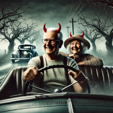 Senile terror of the road