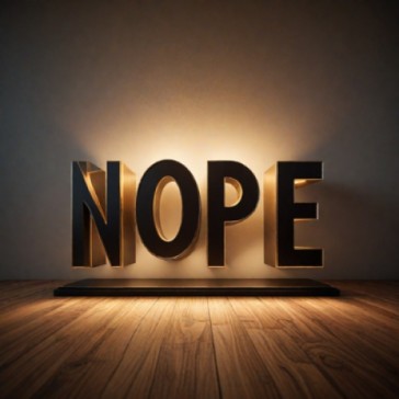 Big ole poem of NOPE!