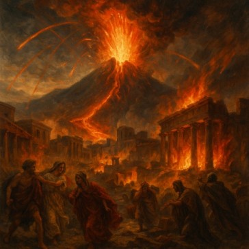 Weird dreams Journal 1: I was blasted by the rocky rains down in Pompeii